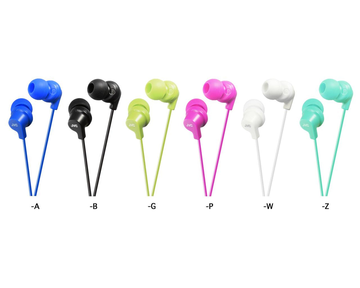 JVC Gumy in-ear høretelefoner. Hvid