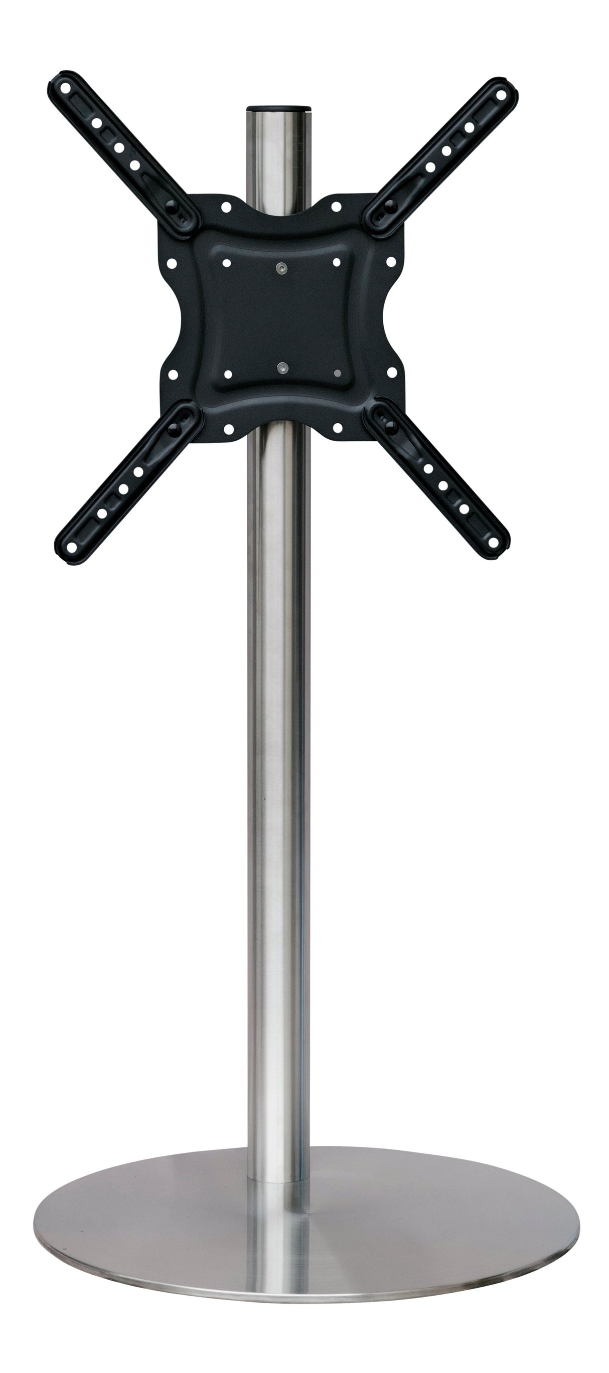 Sinox StandView TV gulvstand med drejbar top. 26"-65". Alu finish