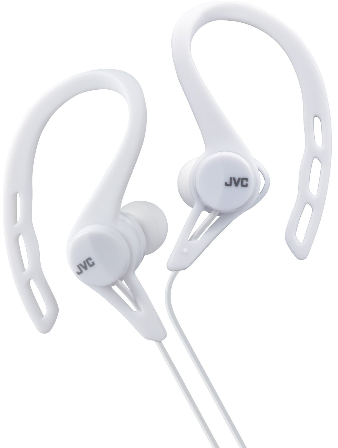 JVC in-ear høretelefoner til løb. Hvid