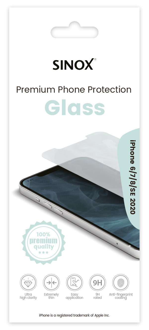 Sinox Protection Glass iPhone 6/7/8/SE®