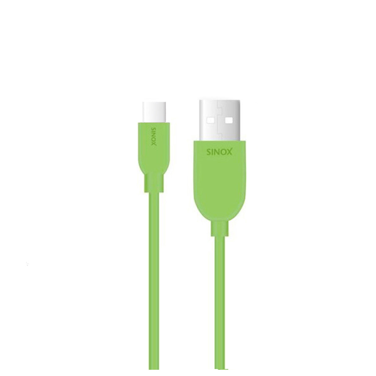 Sinox USB C til USB A kabel. 2m. Grøn