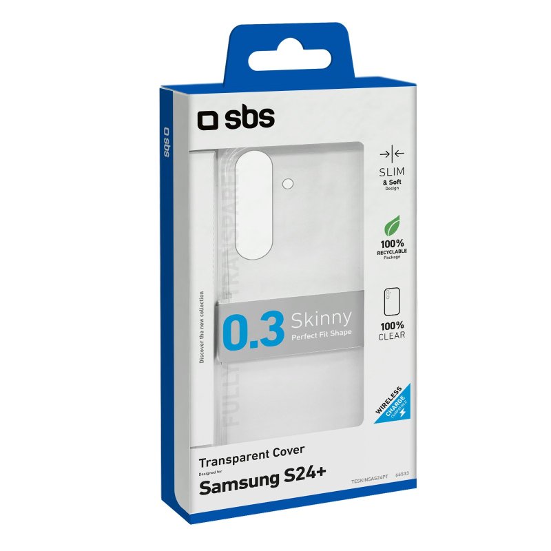SBS Skinny cover til Samsung Galaxy S24+. Gennemsigtig