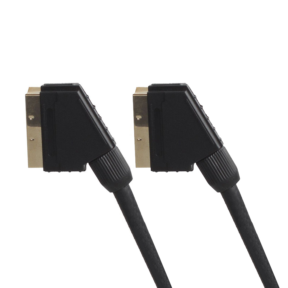 Sinox One Scart kabel. 0,75m. Sort