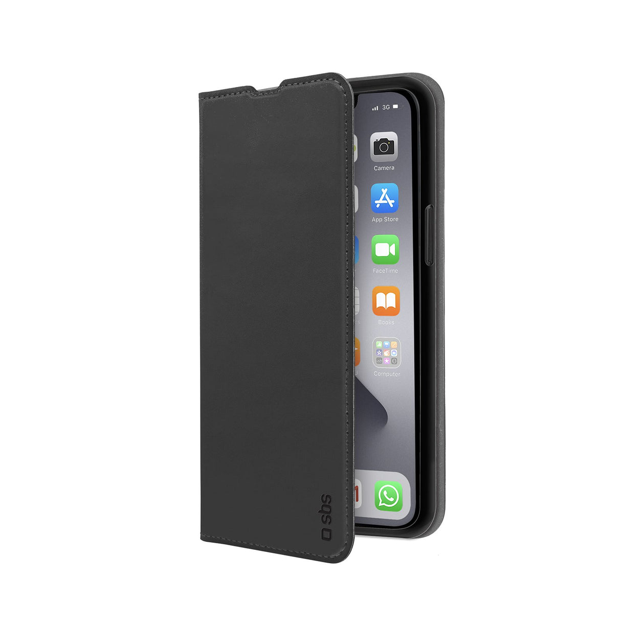 SBS Book Wallet Lite cover til iPhone 14 / 13®. Sort