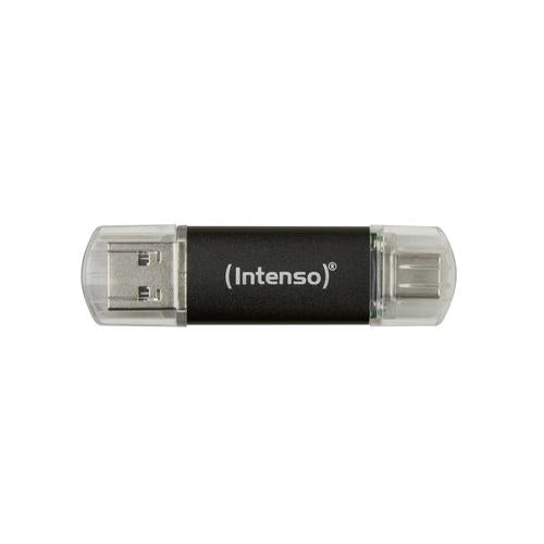 Intenso Twist Line USB flash drive 32 GB USB Type-A / USB Type-C 3.2 Gen 1 (3.1 Gen 1) Anthracite