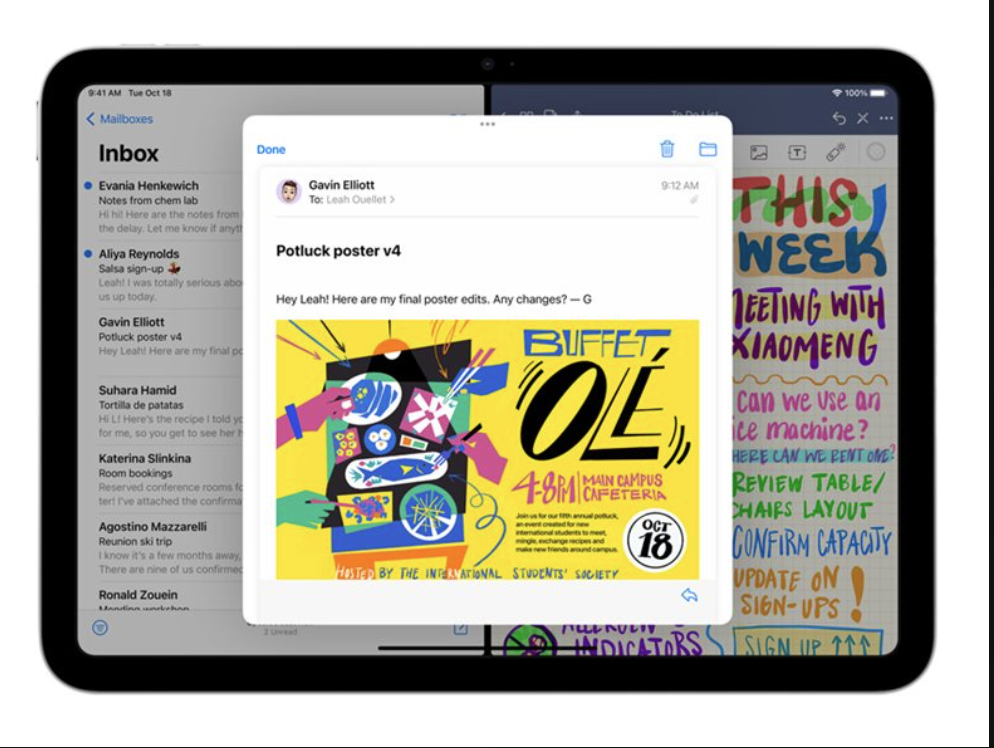(Refurbished) Apple 10.9-inch iPad Wi-Fi Cellular 10.9" 256GB Sølv Grade B+