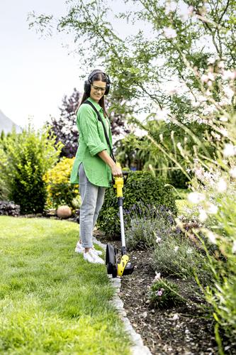 Karcher LTR 3-18 DUAL BATTERY SET 30 cm Black, Stainless steel, Yellow