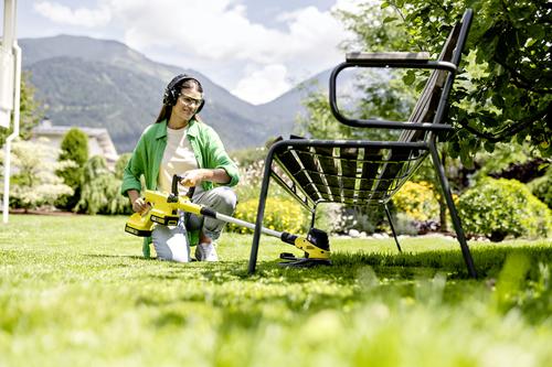Karcher LTR 3-18 DUAL BATTERY SET 30 cm Black, Stainless steel, Yellow