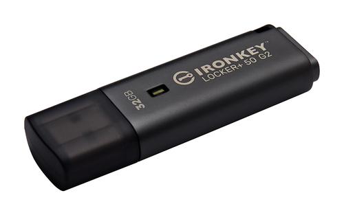 Kingston Technology IronKey 32GB Locker Plus 50 G2, FIPS 197, AES-256