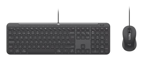 Logitech 920-013349 keyboard Mouse included Home/Office USB QWERTY US International Graphite
