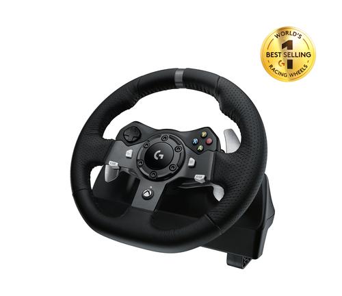 Logitech G G920 Sort USB Rat + Pedaler Analog/digital PC, Xbox One, Xbox Series S, Xbox Series X