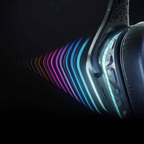 Logitech Gaming Headset G935 Trådløs Høretelefoner Sort Blå