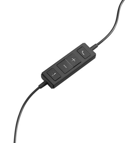 Logitech H570E Headset Ledningsført Kontor/Callcenter USB Type-A Sort