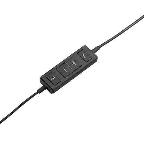 Logitech H570E Headset Ledningsført Kontor/Callcenter USB Type-A Sort
