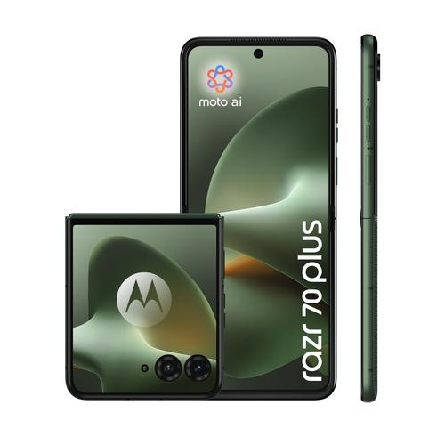 Motorola razr 70 plus 17.5 cm (6.9") Dual SIM Android 16.0 5G USB Type-C 12 GB 512 GB 4500 mAh Dark Green