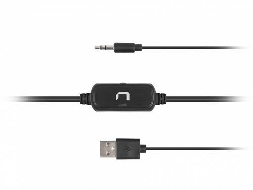 NATEC COUGAR Black Wired 6 W