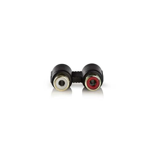 Nedis CABW24952AT cable gender changer 2 x RCA 2x RCA Female Anthracite