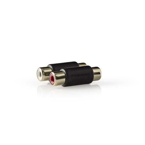 Nedis CABW24952AT cable gender changer 2 x RCA 2x RCA Female Anthracite