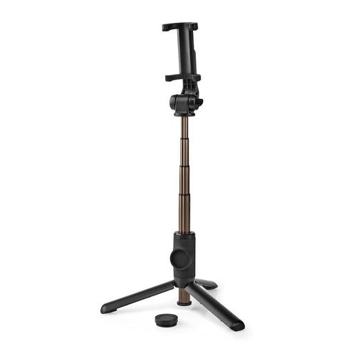 Nedis SEST250BK selfie stick Universal Black, Stainless steel