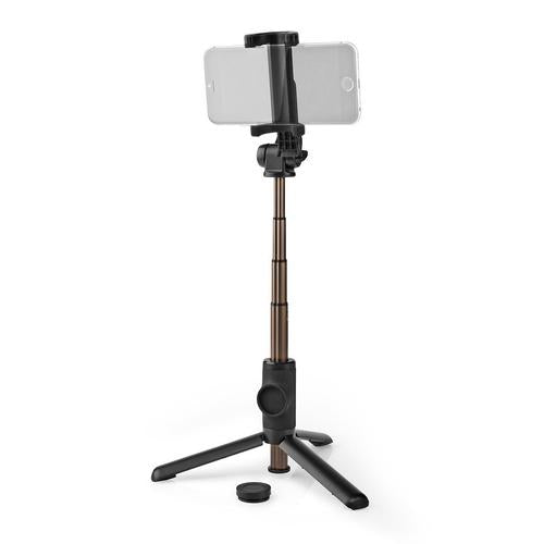 Nedis SEST250BK selfie stick Universal Black, Stainless steel