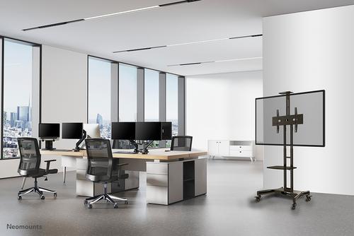 Neomounts NM-M1700BLACK multimedie vogn & stand Sort Fast gulvstativ
