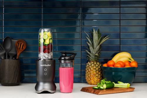 NutriBullet NB1206DGCC 0.9 L Tabletop blender 1200 W Black, Transparent