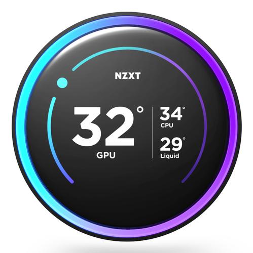 NZXT Kraken Elite 280 RGB Processor Alt-i-en væskekøler 14 cm Sort 1 stk