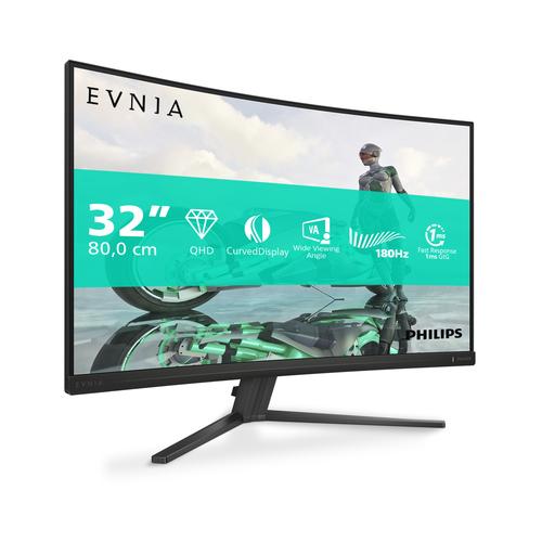 Philips Evnia 32M2C3500L/00 computer monitor 80 cm (31.5") 2560 x 1440 pixels Quad HD LCD Black