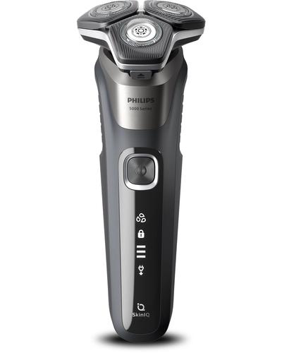 Philips SHAVER Series 5000 S5887/30 barbermaskine til ham Rotations shaver Trimmer Sort, Grå