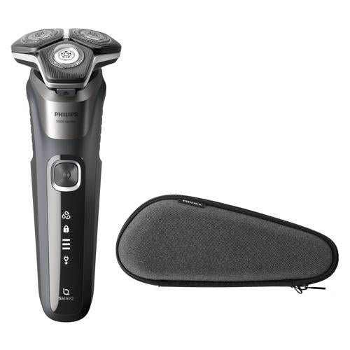 Philips SHAVER Series 5000 S5887/30 barbermaskine til ham Rotations shaver Trimmer Sort, Grå