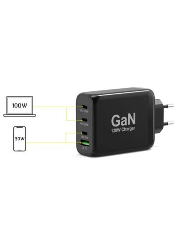 Port Designs 900107-EU mobile device charger Netbook, Laptop, Smartphone, Tablet Black AC Fast charging Indoor