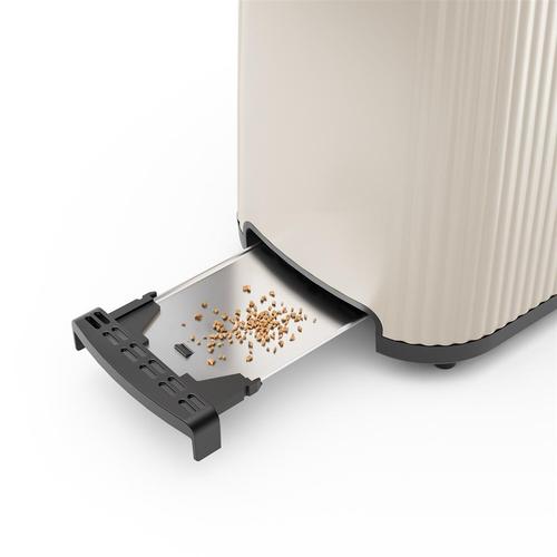 Princess Wave Toaster | 142337 | Power 930 W | Number of slots 2 | Housing material Plastic | Beige