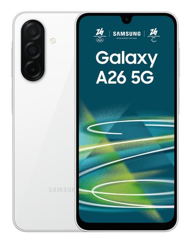 Samsung Galaxy A26 17 cm (6.7") Hybrid Dual SIM Android 15 5G USB Type-C 6 GB 128 GB 5000 mAh Hvid