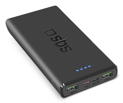 SBS TTBB10000FASTPD2 power bank 10000 mAh Black