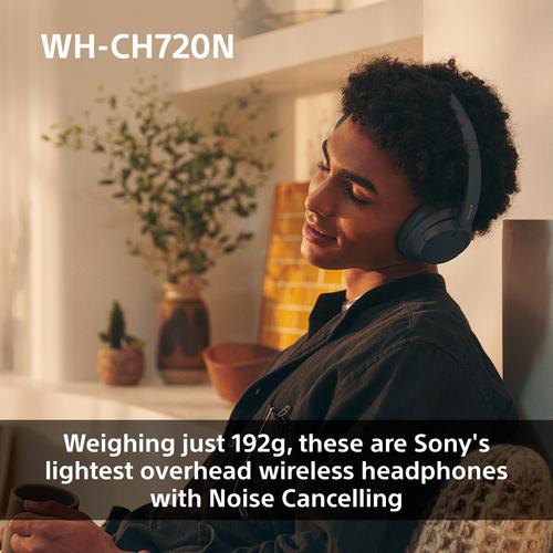 Sony WHCH720NP.CE7 hovedtelefoner/headset Kabel & trådløs Opkald/musik USB Type-C Bluetooth Blå