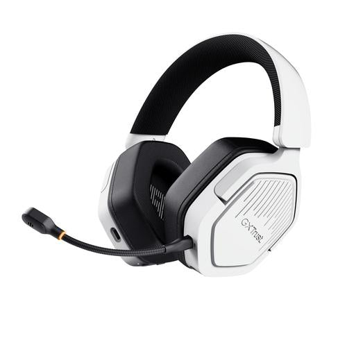 Trust GXT 493W Carus Headset Kabel & trådløs Headset, Hjelm Spil USB Type-C / USB Type-A Bluetooth Hvid