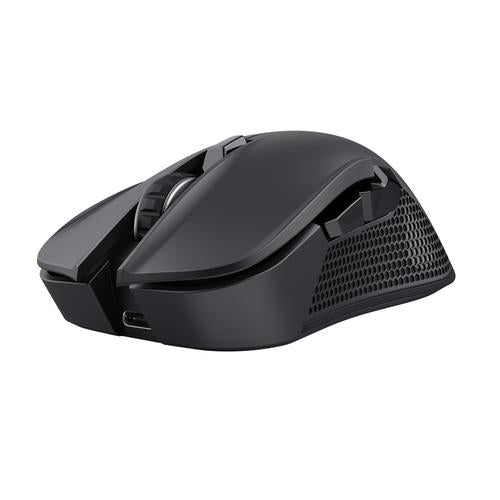 Trust GXT 931 Ybar Wireless Multi-Device Gaming Mouse - Bluetooth, 2.4 GHz, 7200 DPI, RGB, Black
