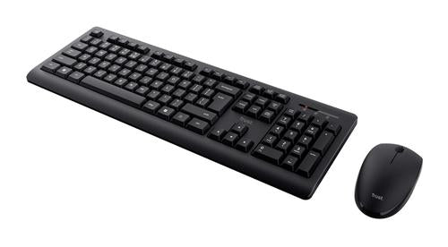Trust Primo keyboard Mouse included Universal RF Wireless QWERTY US English Black