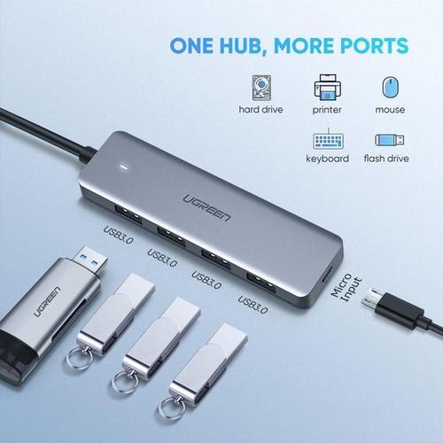 Ugreen 70336 interface hub USB 3.2 Gen 1 (3.1 Gen 1) Type-C 5000 Mbit/s
