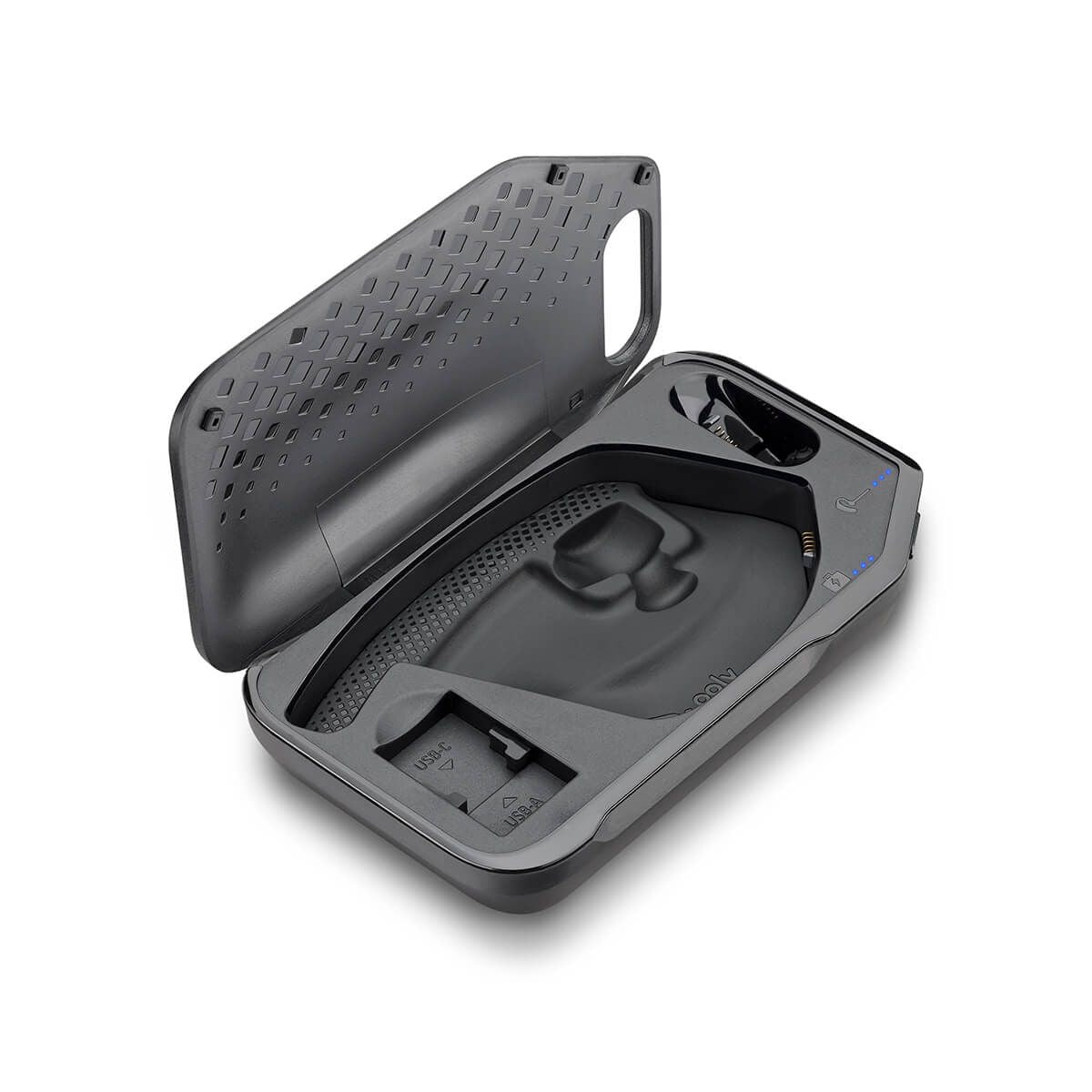 Poly Voyager 5200 UC headset inkl. ladekasse og dongle