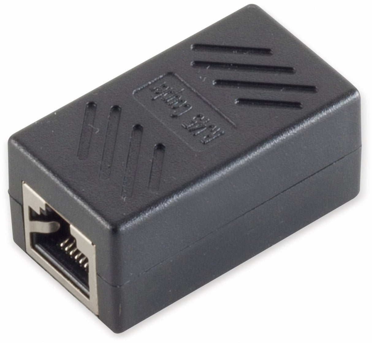 LAN cable connector RJ45 jack CAT 6a indoor BLACK