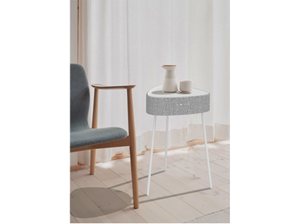 Sinox Bluetooth højttaler og bord i hvid SXBT1100