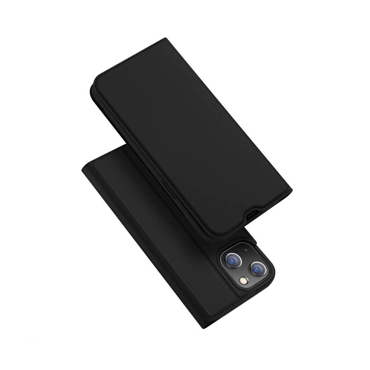 DUX DUCIS iPhone 13 6,1" cover med kortplads og klap - sort