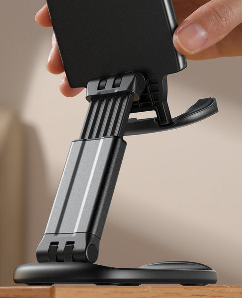 Joyroom JR-ZS371 foldbart stativ til tablet-telefon med højdejustering - sort