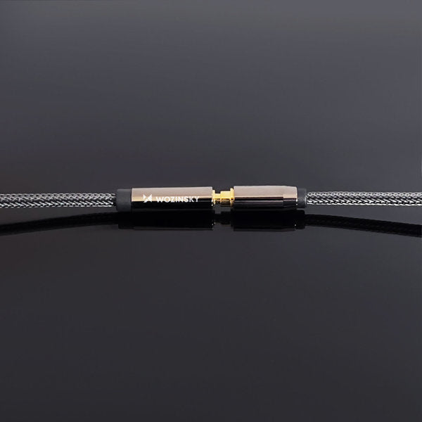 Wozinsky mini jack forlængerkabel (hun-han) AUX forlænger 5 m sort