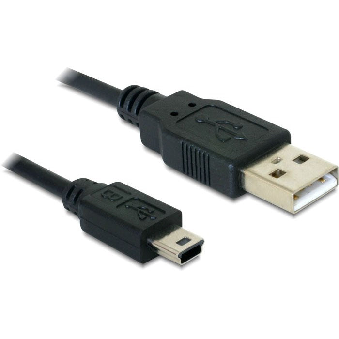 DeLock - USB-A (han) til Mini-USB (hun) - 1m