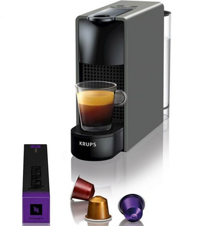 NESPRESSO ESSENZA MINI, GREY - KAPSELMASKINE