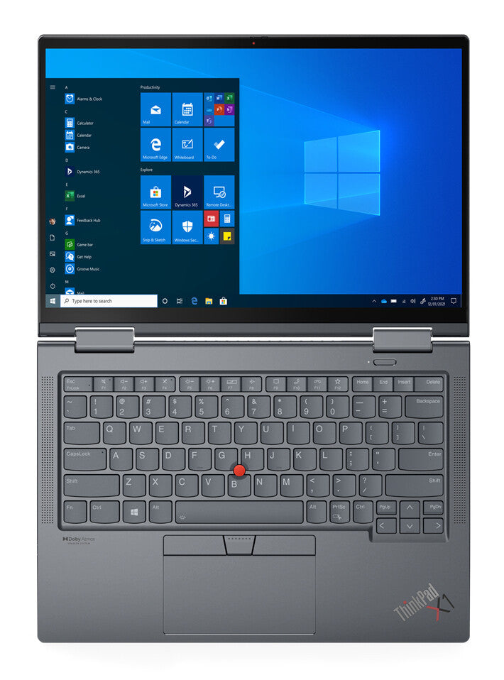 T1A Lenovo X1 Yoga 6th Gen Refurbished Intel® Core™ i5 i5-1145G7 Hybrid (2-i-1) 35,6 cm (14") Berøringsskærm WUXGA 32 GB LPDDR4x-SDRAM 512 GB SSD Wi-Fi 6 (802.11ax) Windows 11 Pro Grå
