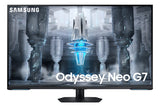 Samsung S43CG700NU computerskærm 109,2 cm (43") 3840 x 2160 pixel 4K Ultra HD LED Sort, Hvid