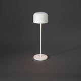 Konstsmide Lille hvid bordlampe portable